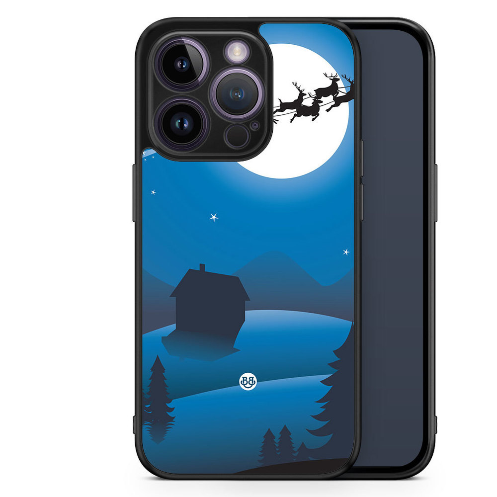 iPhone 14 Pro Case - Festive Sleigh