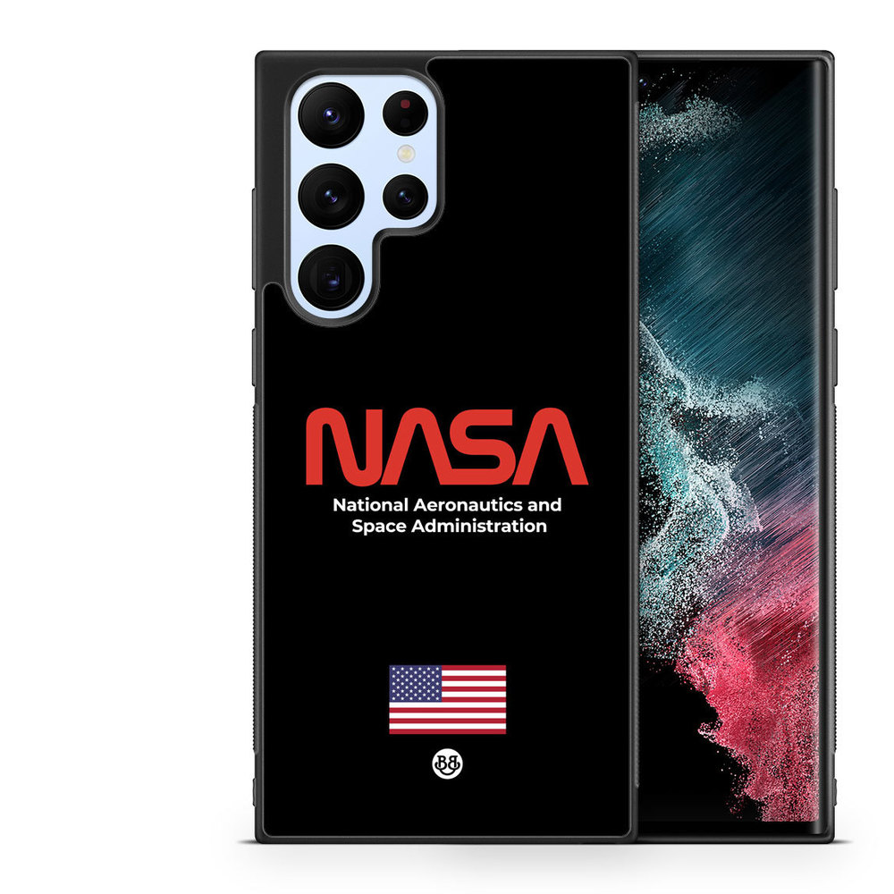 Samsung Galaxy S22 Ultra 5G Case - NASA Worm Black