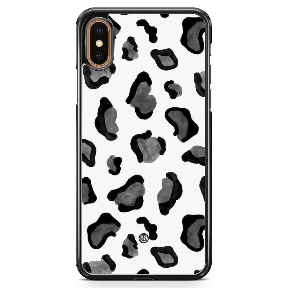 iPhone XS Max Case - Grey Leopard