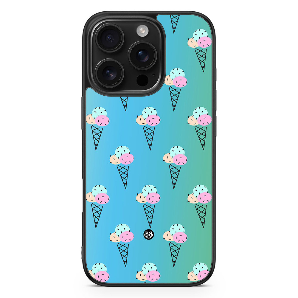 iPhone 16 Pro Case - Ice Cream Pattern