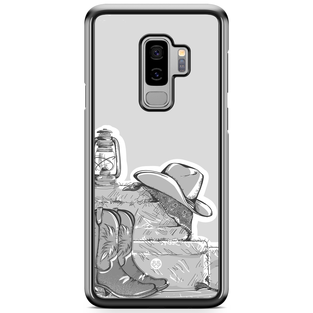 Samsung Galaxy S9 Plus Case - Western Black/White