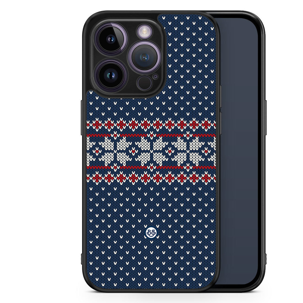 iPhone 14 Pro Case - Knitted Xmas