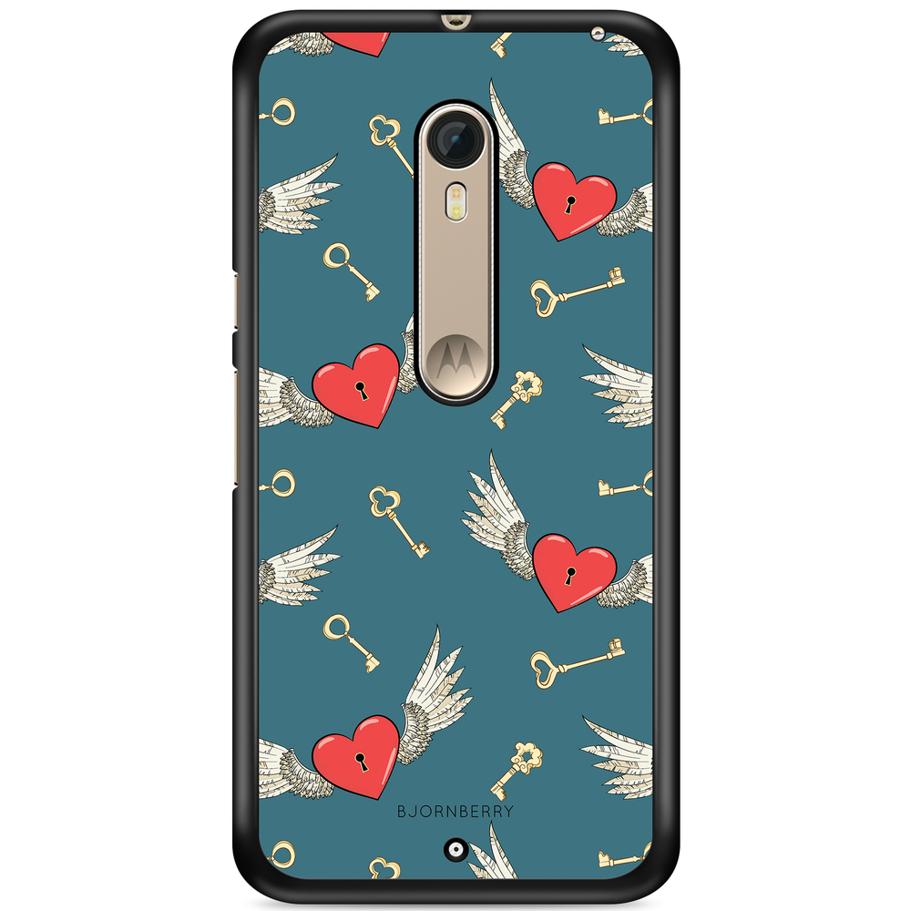 Moto X Style Case - Hearts 'n Wings