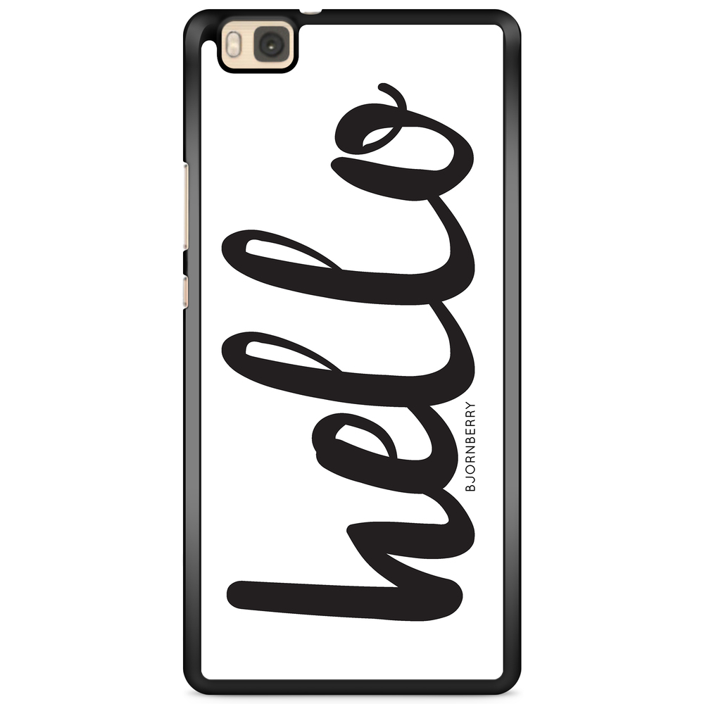 Huawei P8 Lite Case - Hello Black