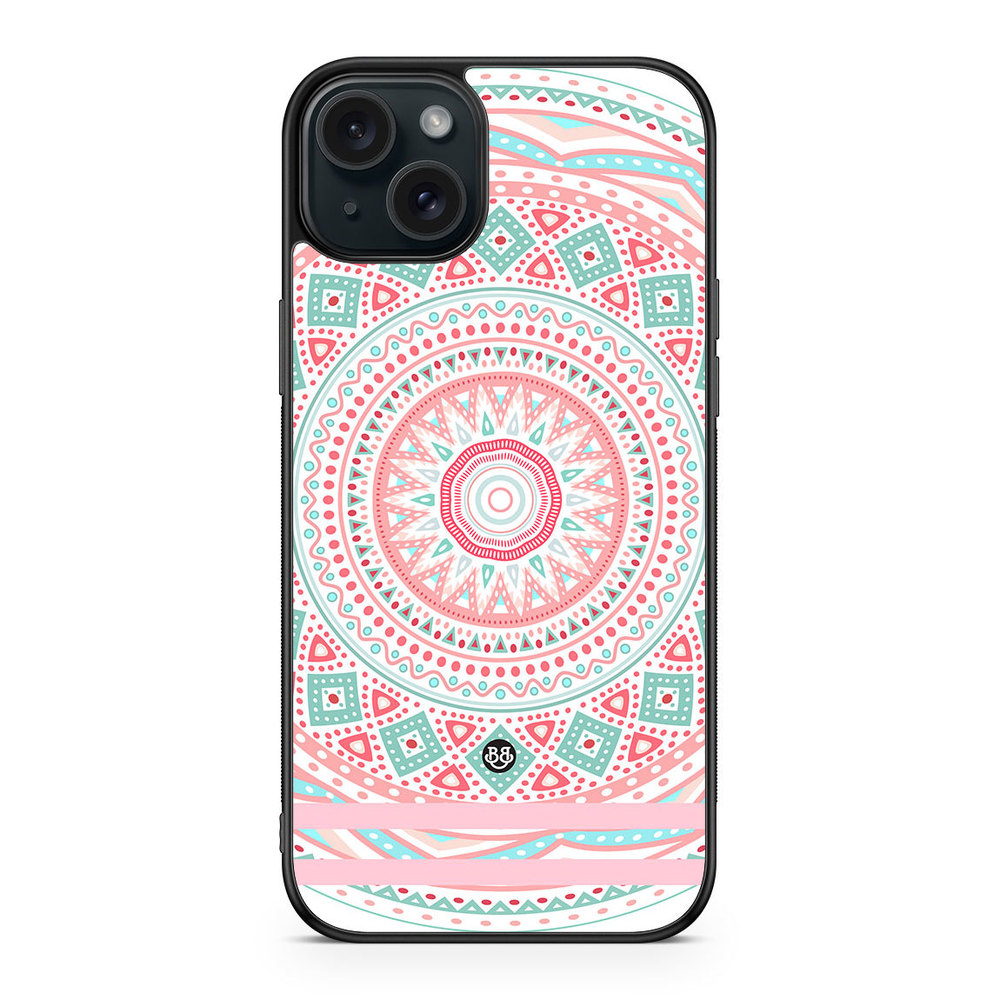 iPhone 15 Plus Case - Pastel Mandala