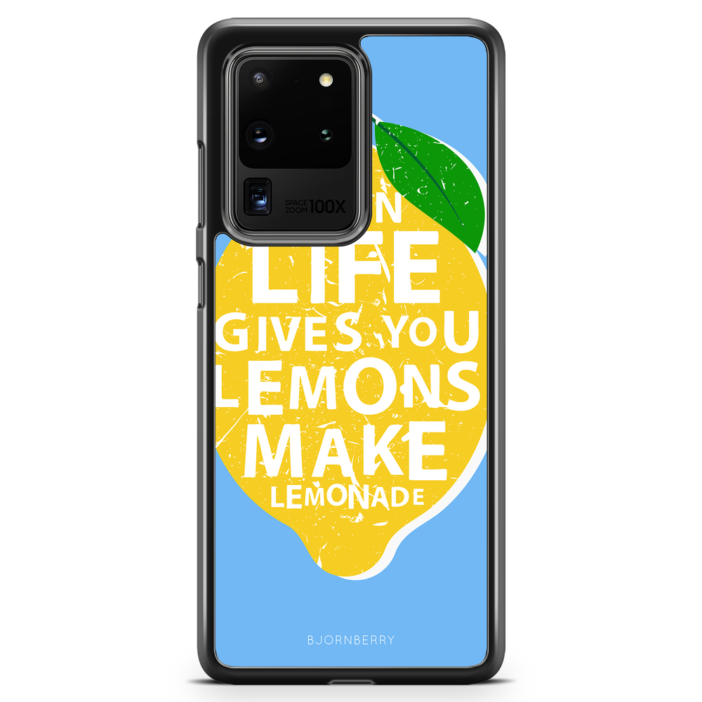 Samsung Galaxy S20 Ultra Case - Lemon Quote