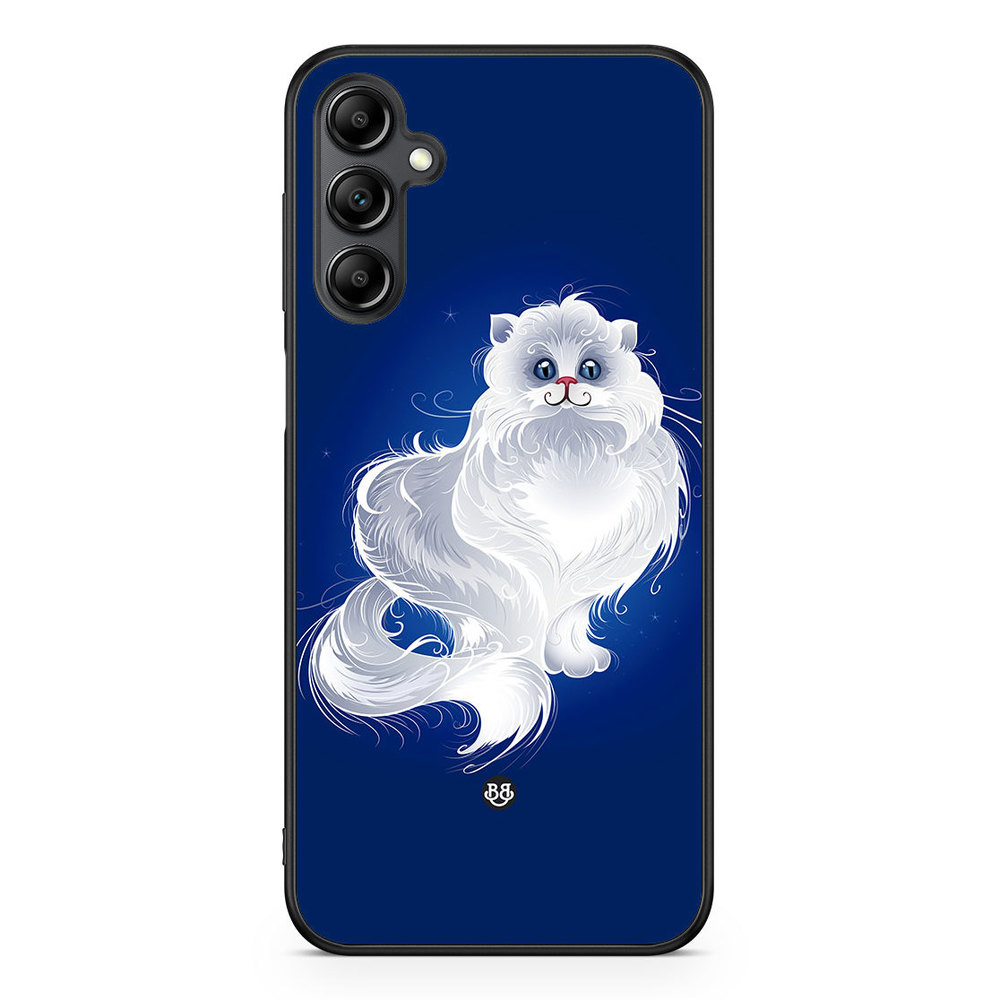 Samsung Galaxy A14 4G/5G Case - White Cat