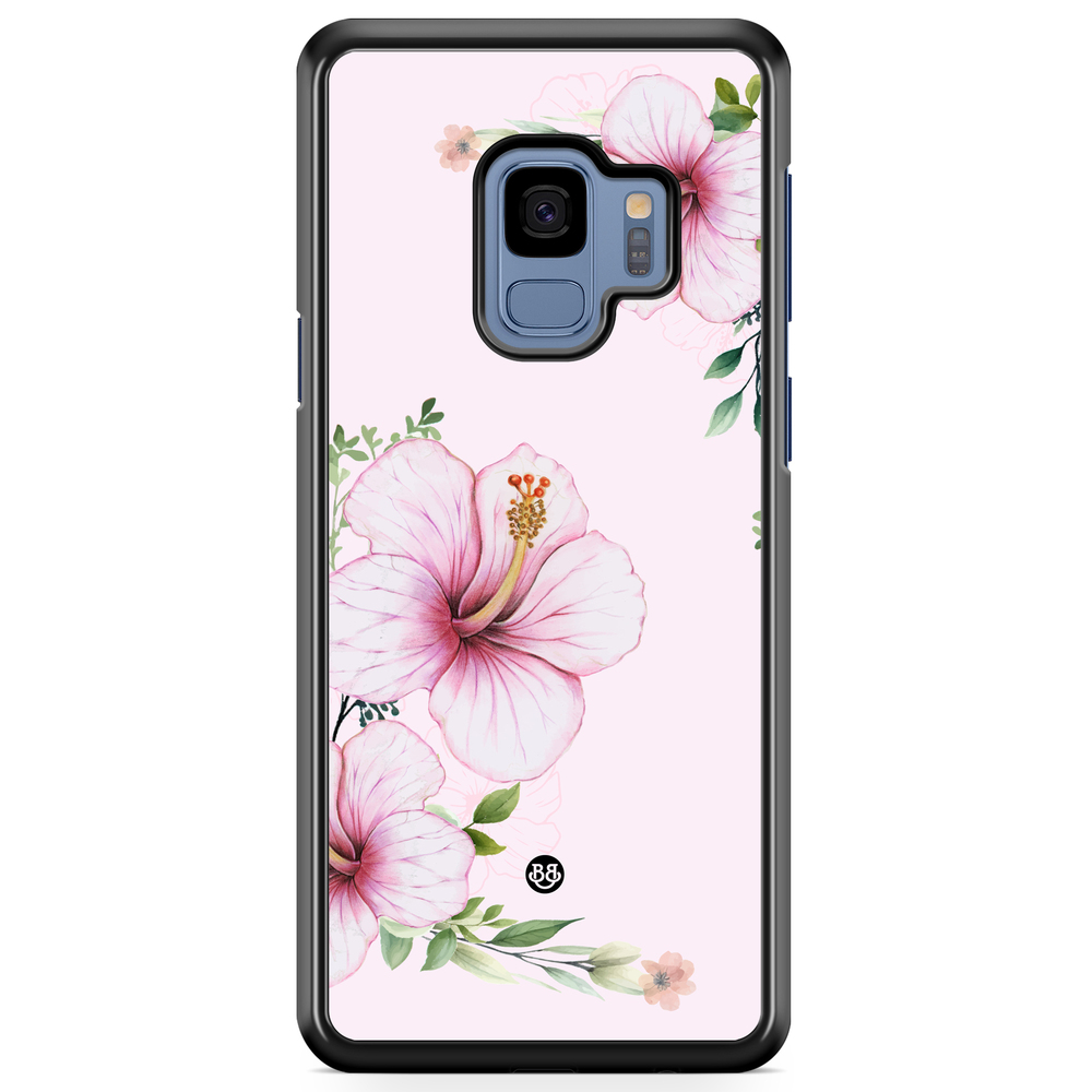 Samsung Galaxy S9 Case - WILD BLOOM - Soft Hibiscus