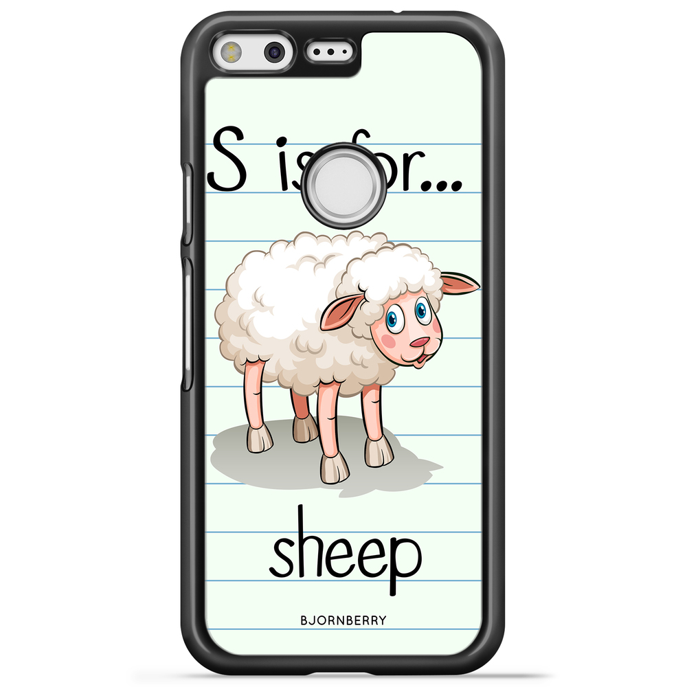Google Pixel Case - S is for Sheep