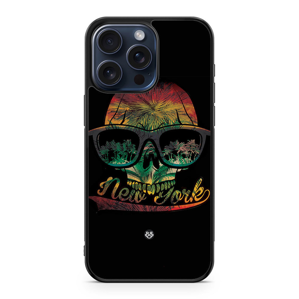 iPhone 15 Pro Max Case - New York Skull
