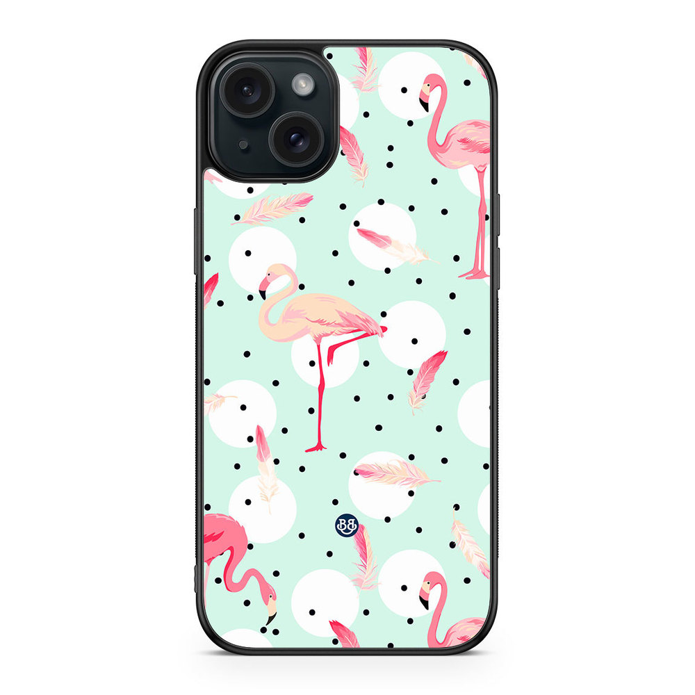 iPhone 15 Plus Case - Flamingos
