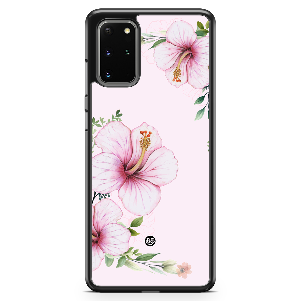 Samsung Galaxy S20 Plus Case - WILD BLOOM - Soft Hibiscus