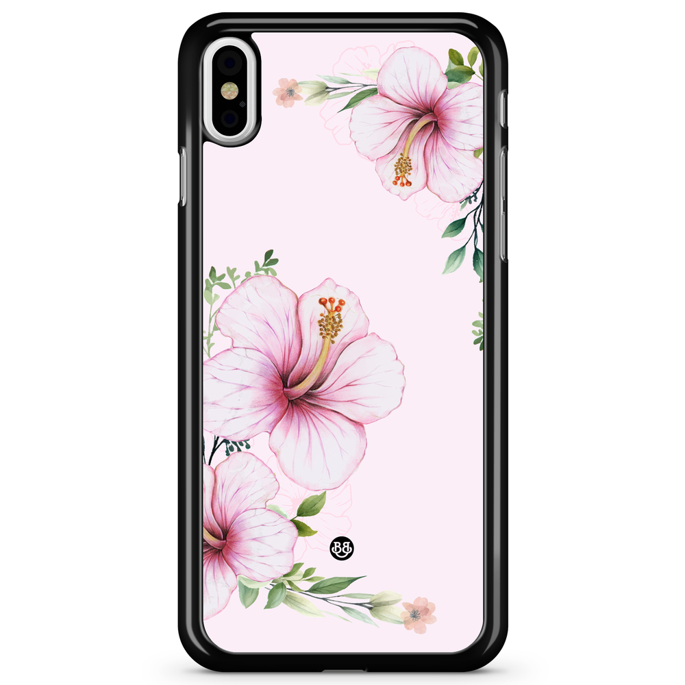 iPhone X / XS Case - WILD BLOOM - Soft Hibiscus