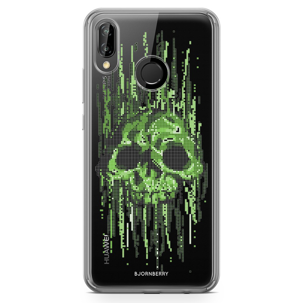 Huawei P20 Lite Fashion Case - Data Virus Skull