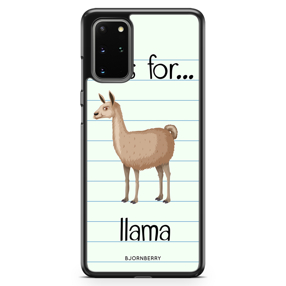 Samsung Galaxy S20 Plus Case - L Is For Llama