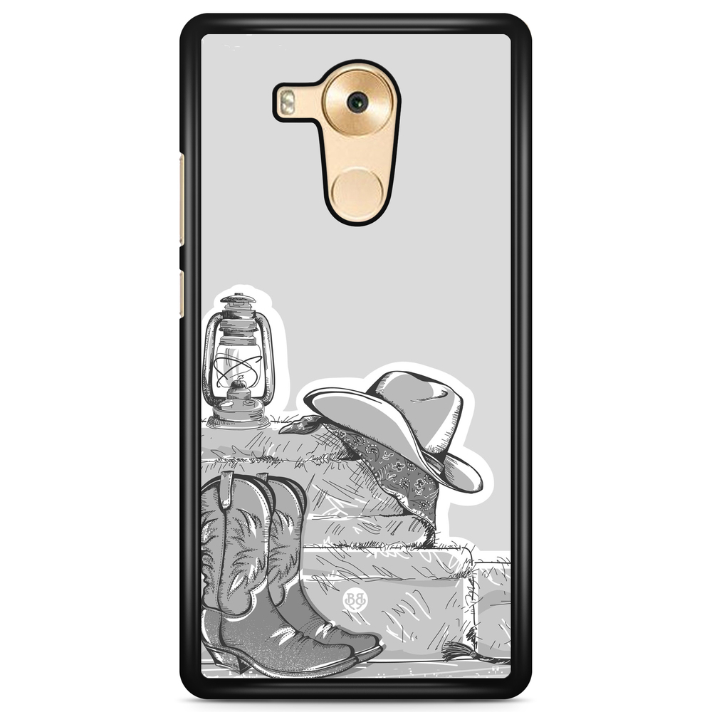 Huawei Mate 8 Case - Western Black/White