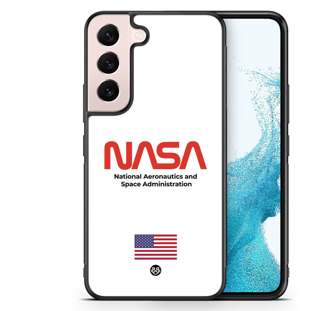 Samsung Galaxy S22 5G Case - NASA Worm White