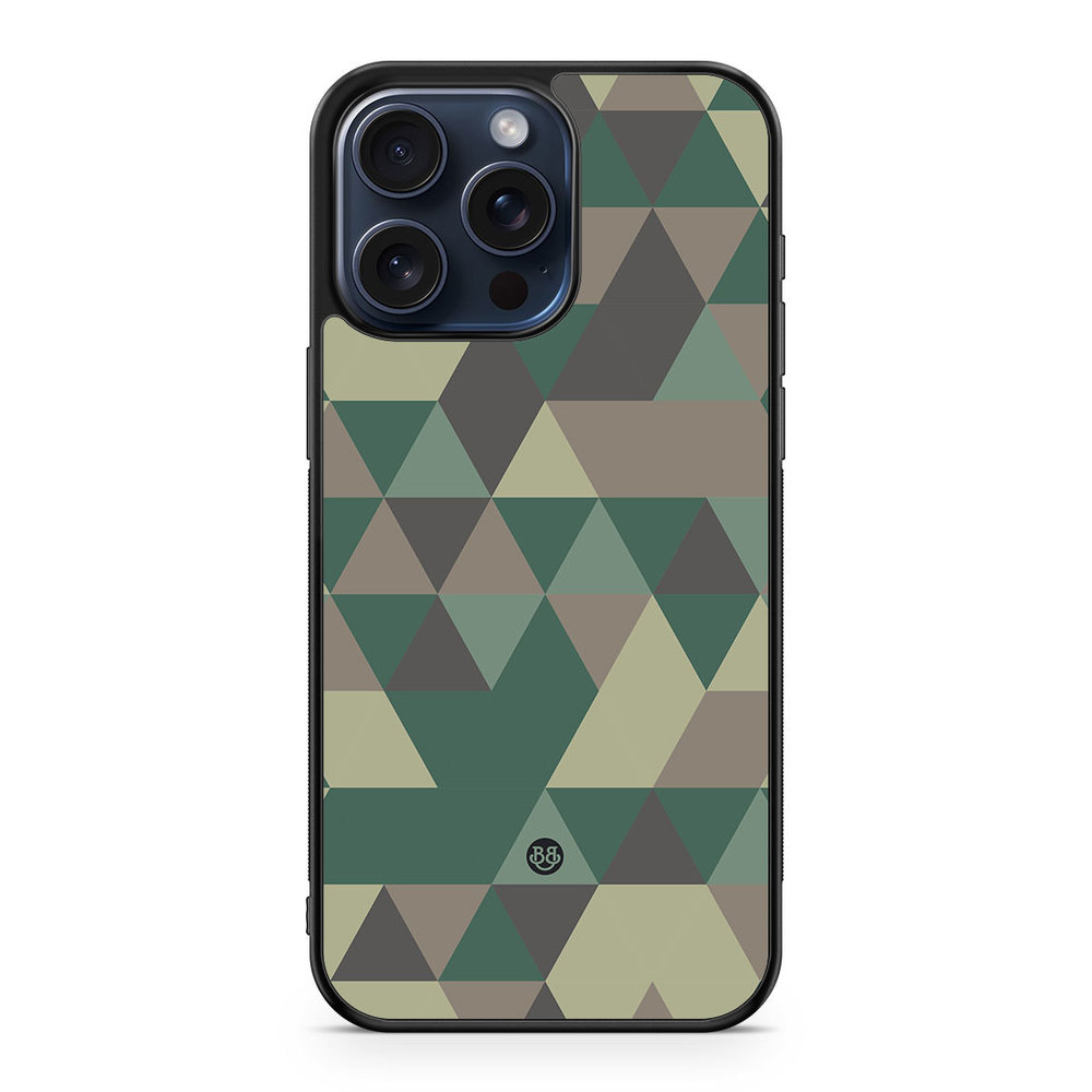 iPhone 15 Pro Max Case - Camo Triangle