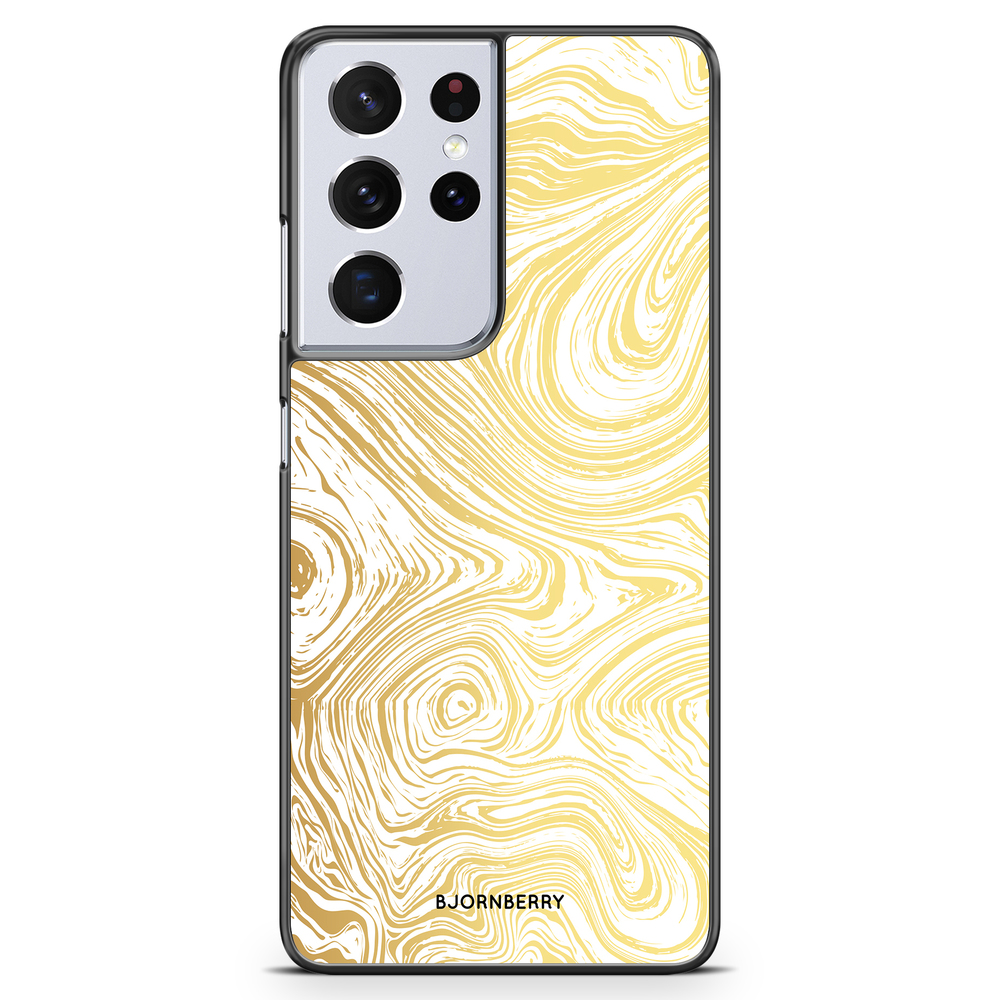 Samsung Galaxy S21 Ultra Case - Gold Marble