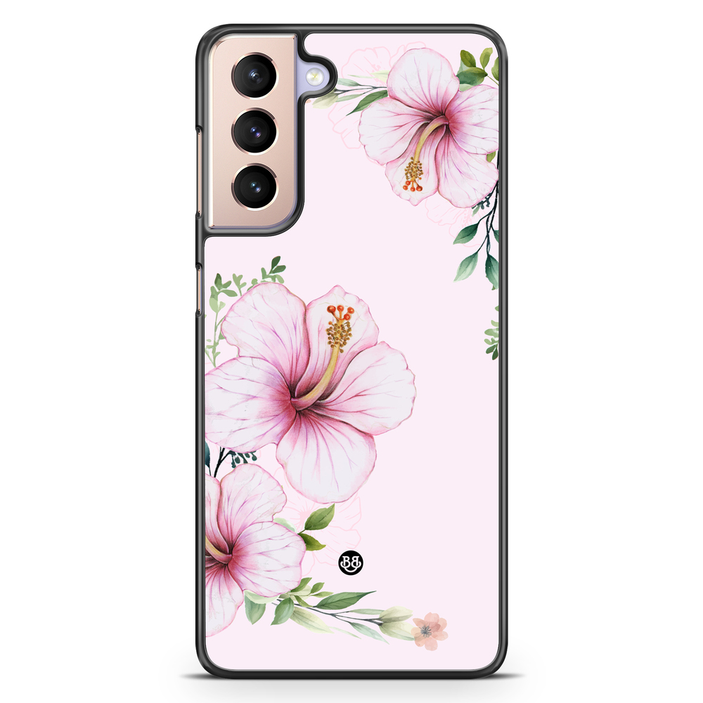 Samsung Galaxy S21 Case - WILD BLOOM - Soft Hibiscus