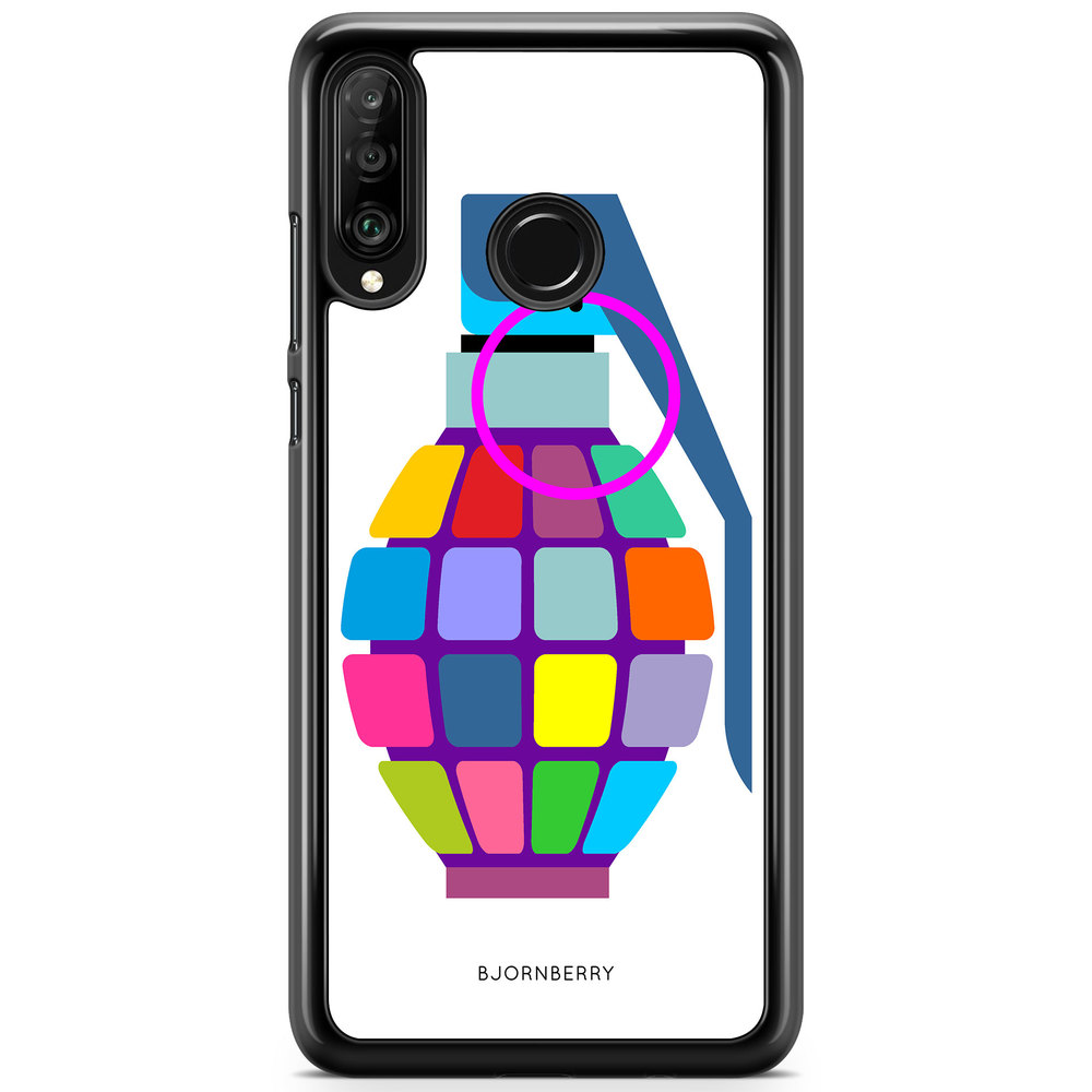 Huawei P30 Lite Case - Color Hand Granade