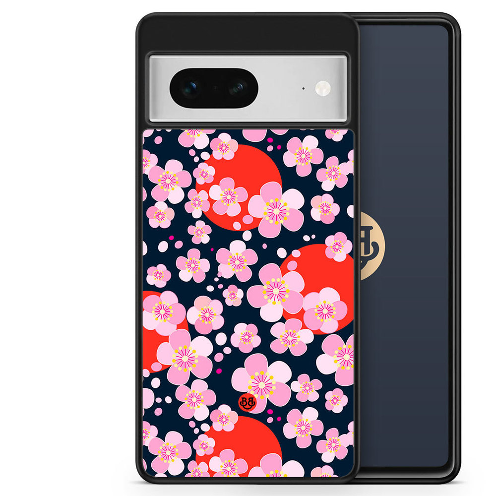 Google Pixel 7 Case - Japanese Flowers
