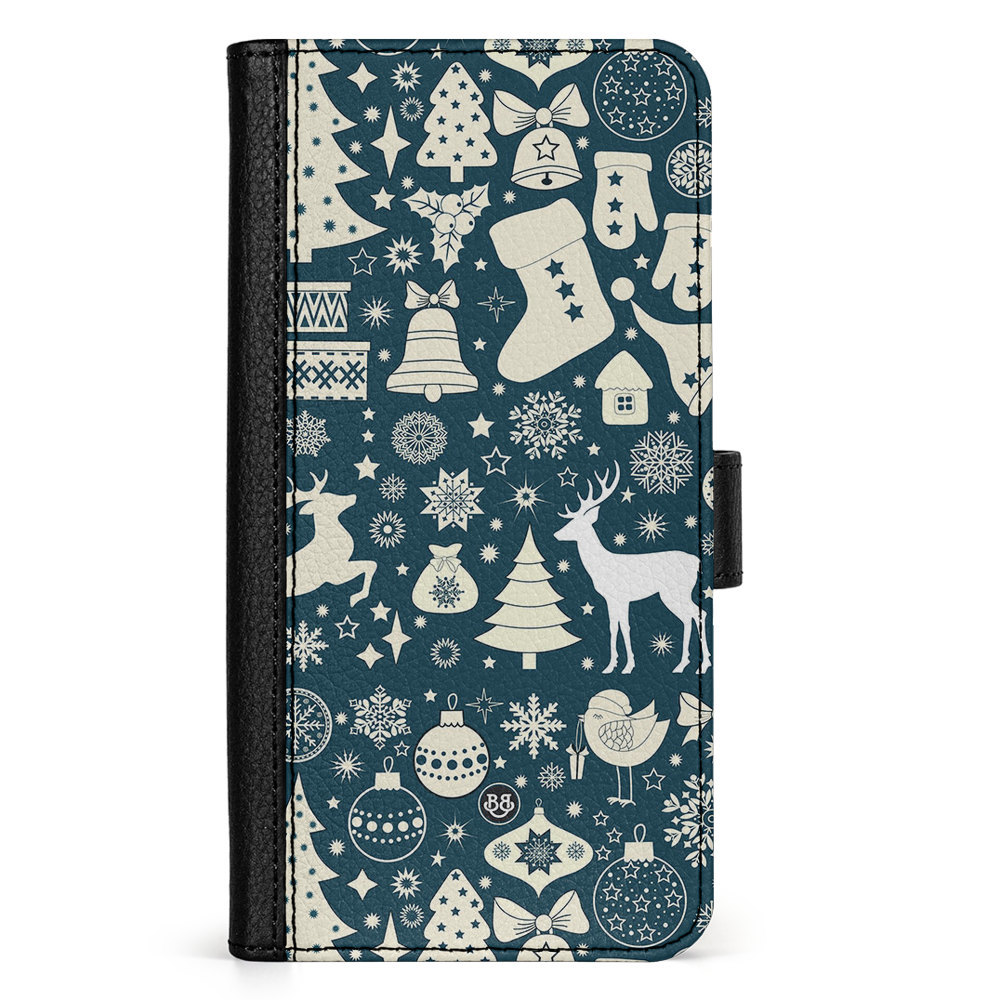 Doro 8050 Wallet Case - Reindeers & Spruces