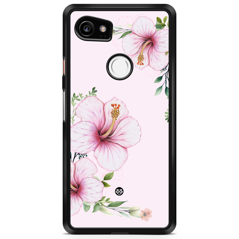Google Pixel 2 XL Case - WILD BLOOM - Soft Hibiscus