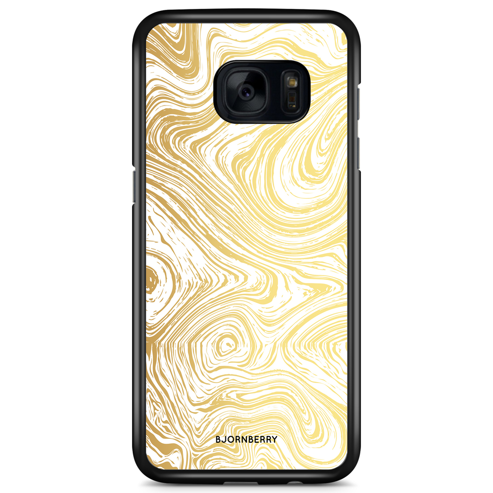 Samsung Galaxy S7 Case - Gold Marble
