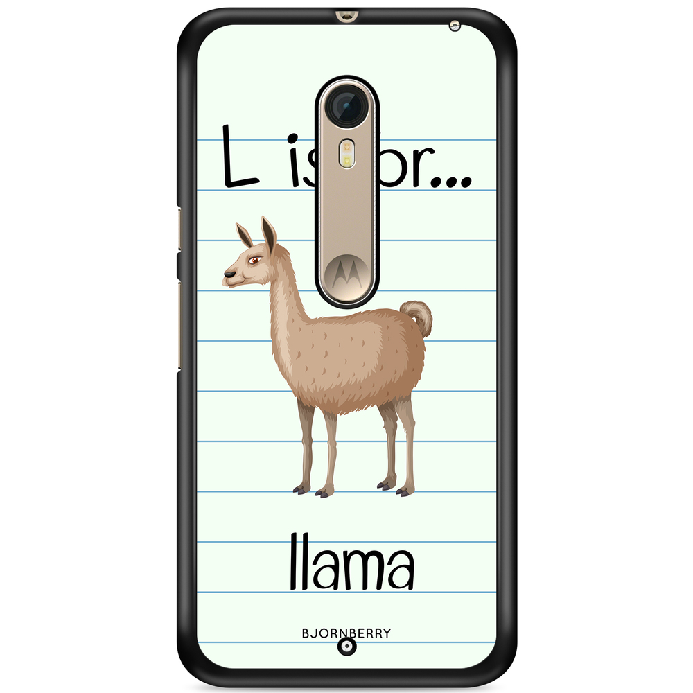Moto X Style Case - L Is For Llama
