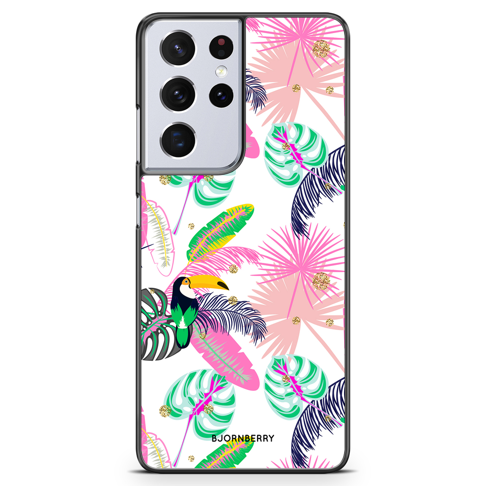 Samsung Galaxy S21 Ultra Case - Tropical Pattern