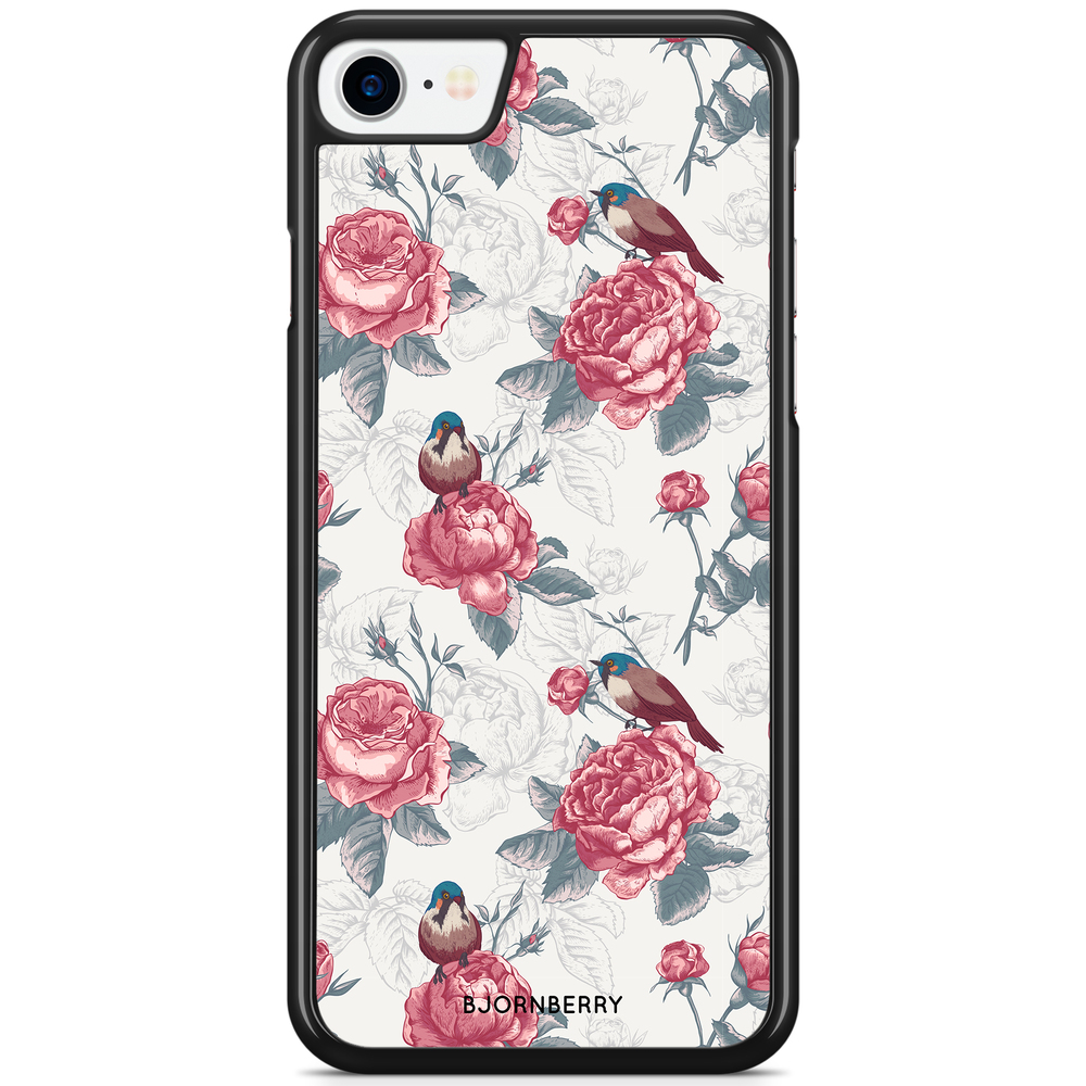 iPhone 8 / iPhone SE (2022/2020) Case - Roses and Birds