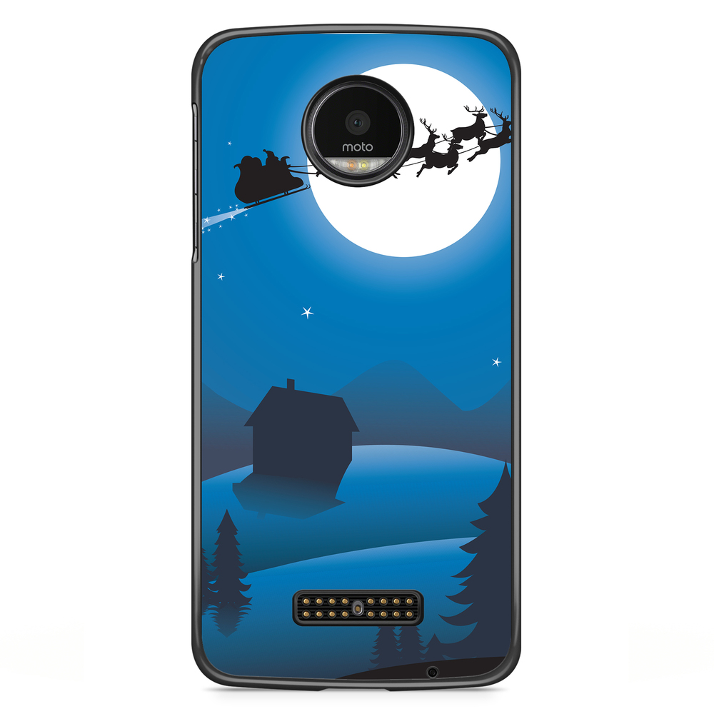 Moto Z2 Play Case - Festive Sleigh