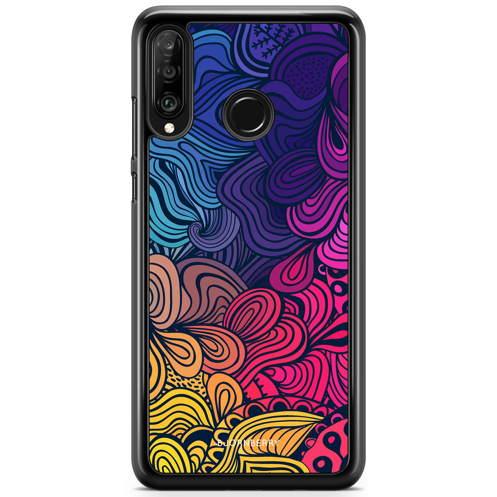 Huawei P30 Lite Case - Retro Flowers