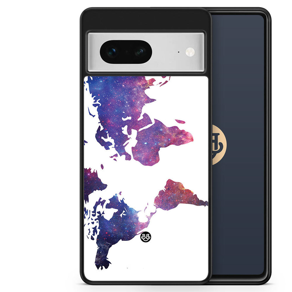 Google Pixel 7 Case - World Map Space