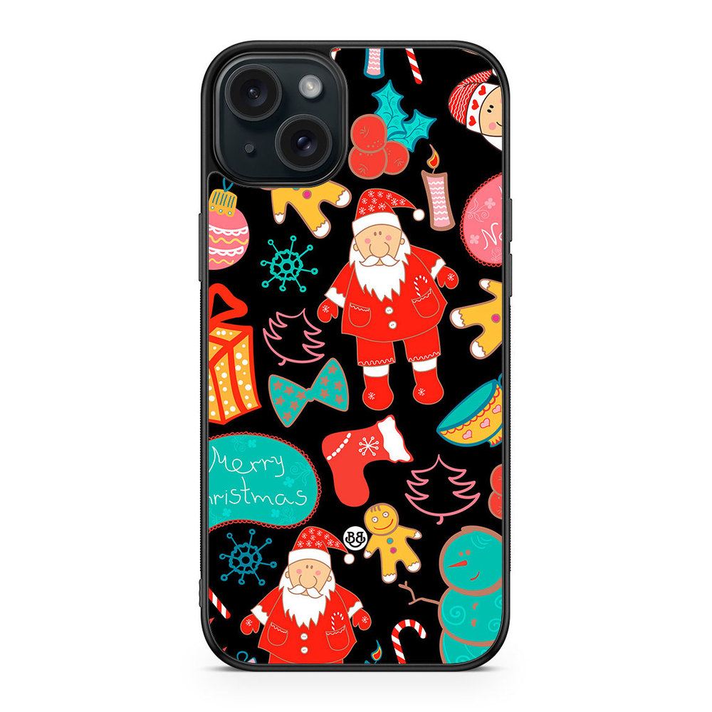 iPhone 15 Plus Skal - Julmönster