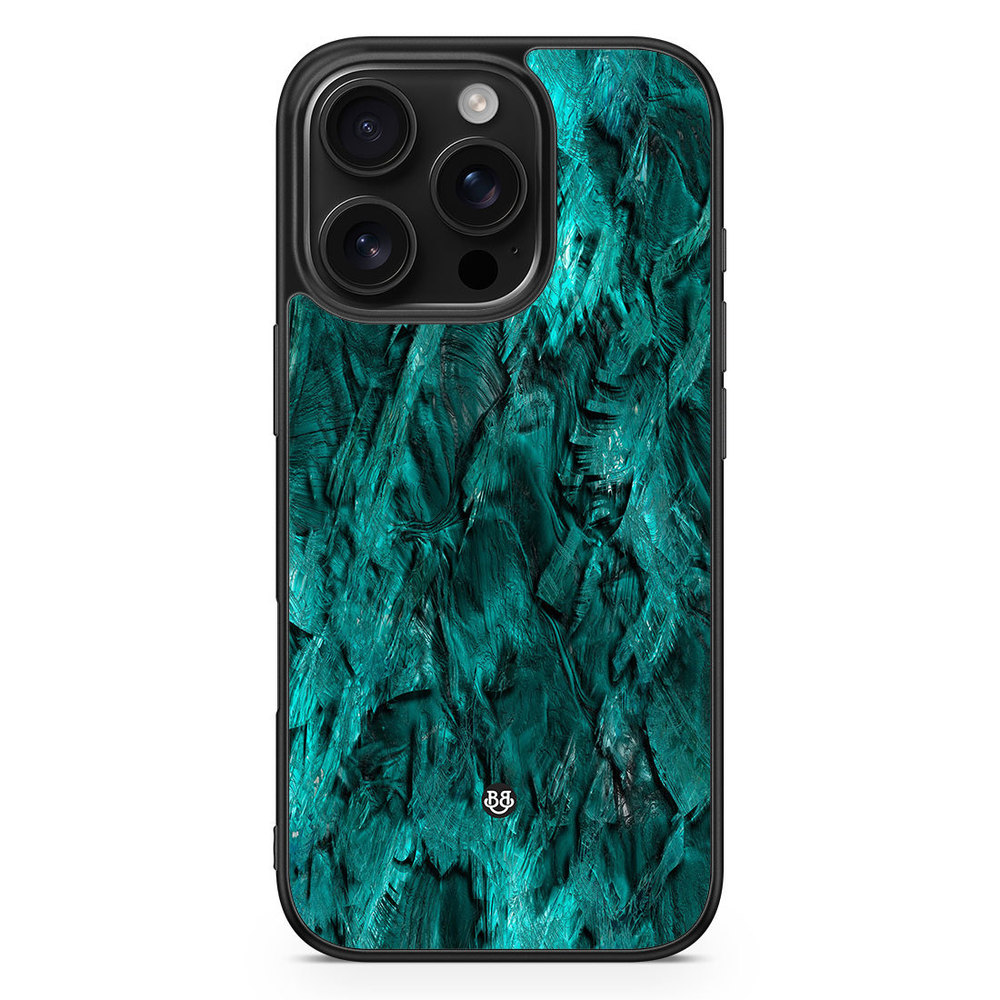 iPhone 16 Pro Case - Green Crystal