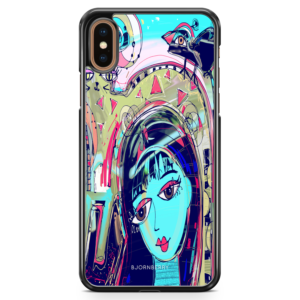 iPhone XS Max Case - Abstract Cat