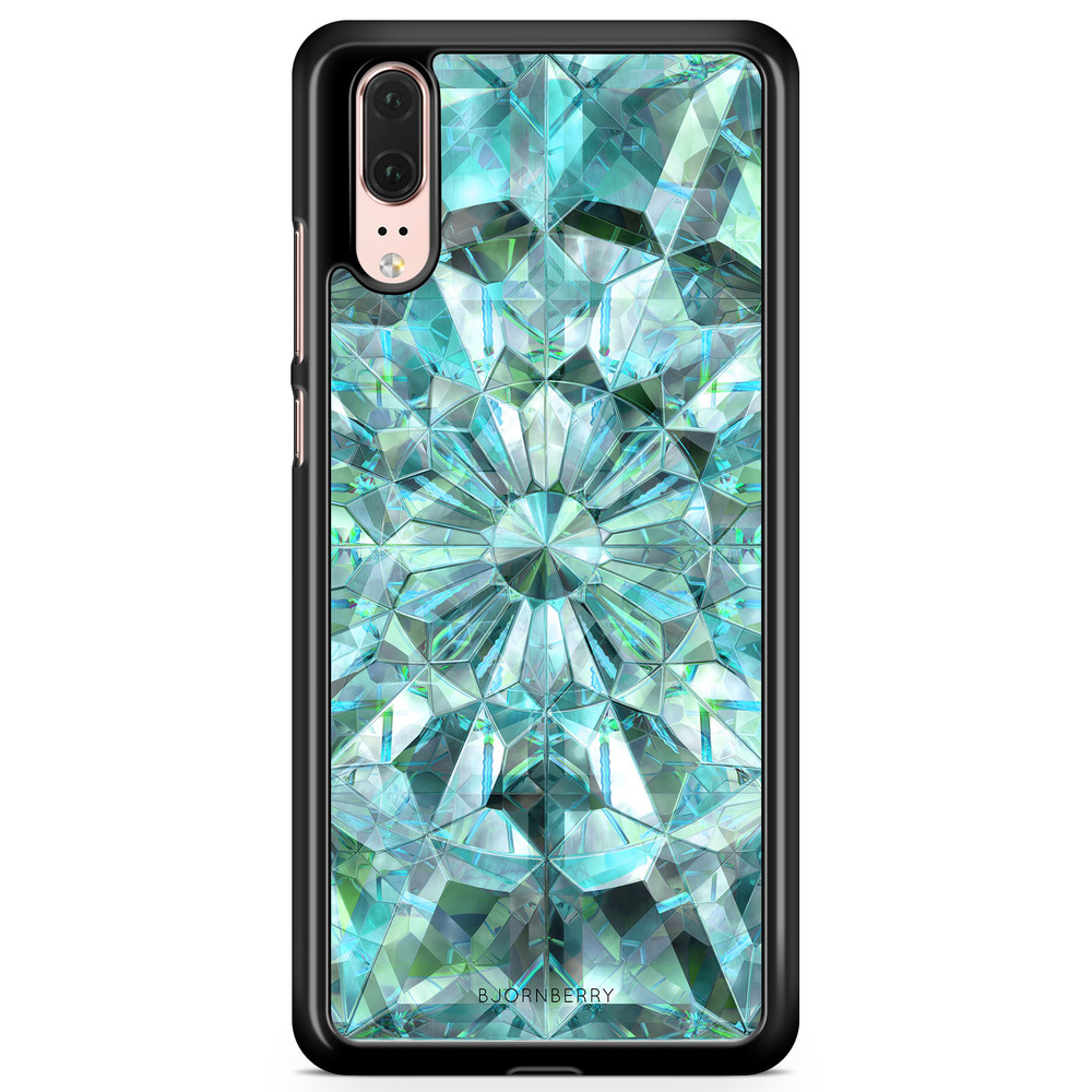 Huawei P20 Case - Green Crystals