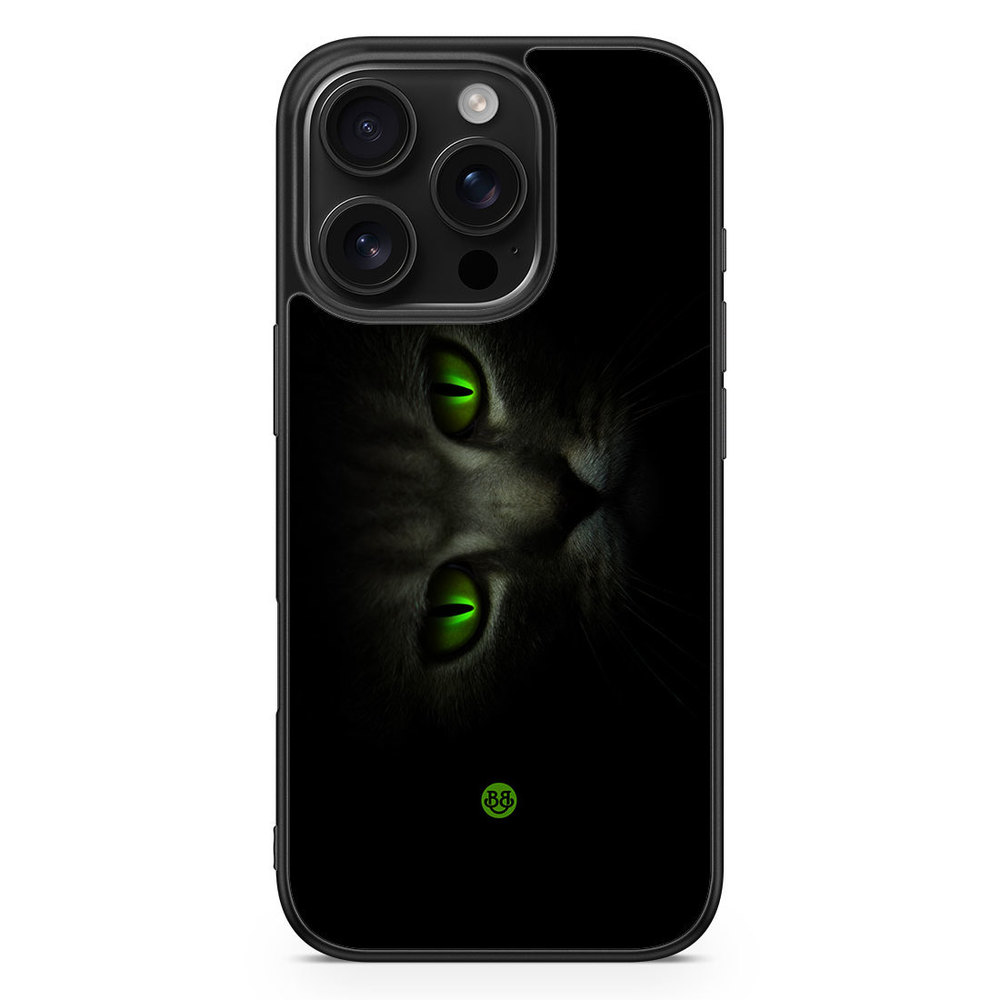 iPhone 16 Pro Case - Green Cat Eyes