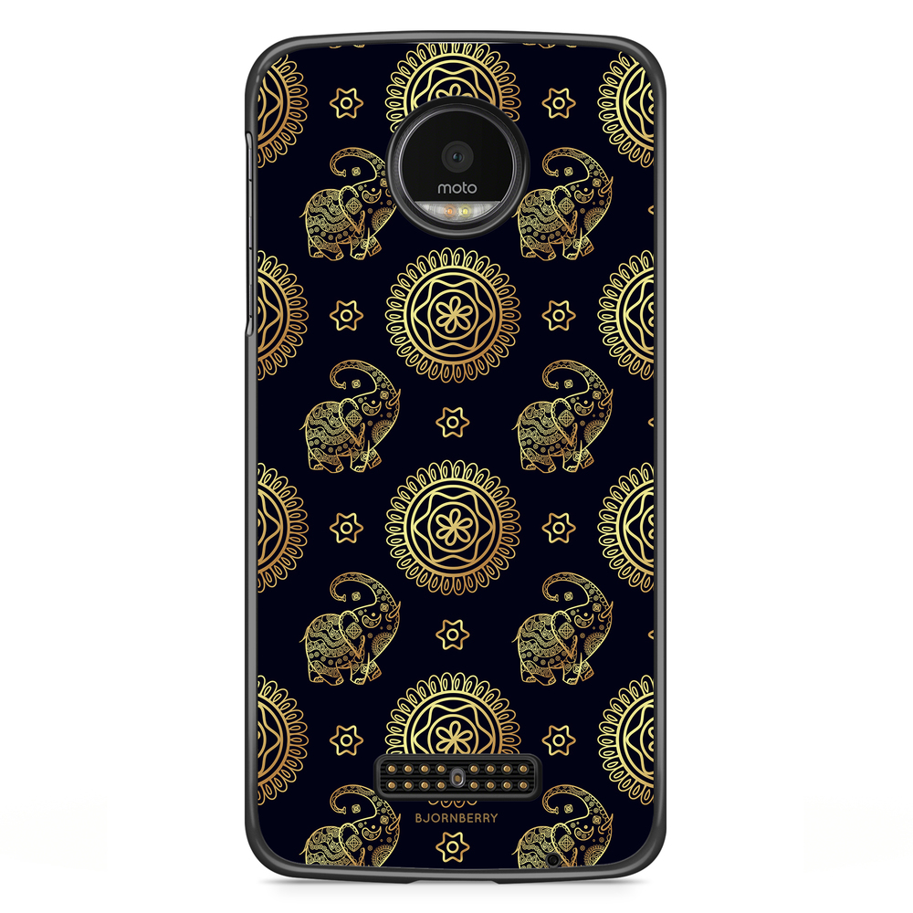 Moto Z2 Play Case - Elephant Gold