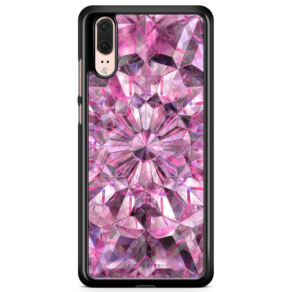 Huawei P20 Case - Pink Crystals