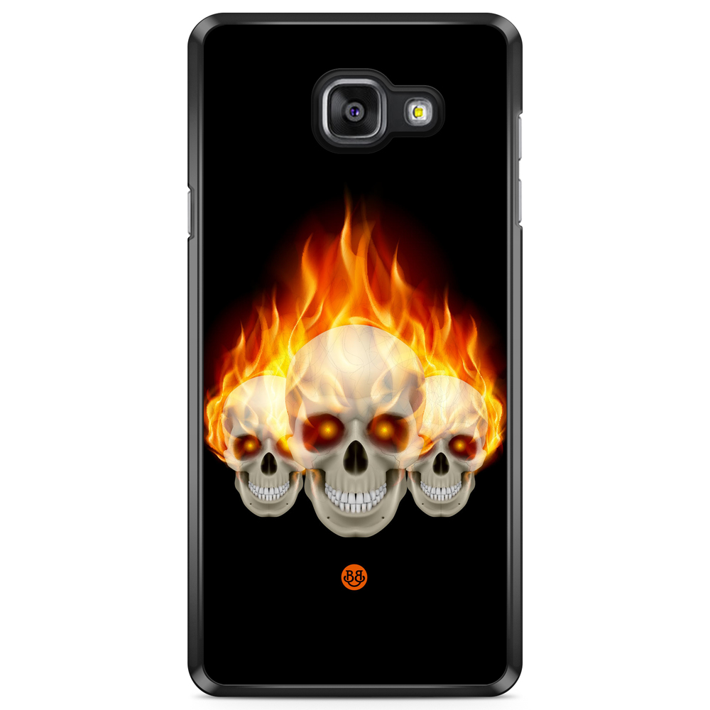 Samsung Galaxy A5 6 (2016) Case - Flames Skulls