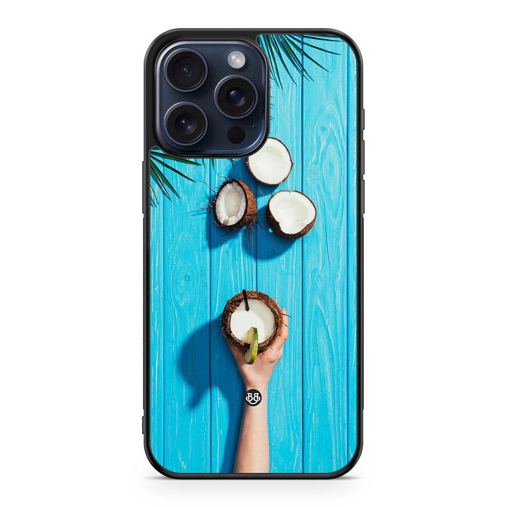 iPhone 15 Pro Max Case - Coconut Drink