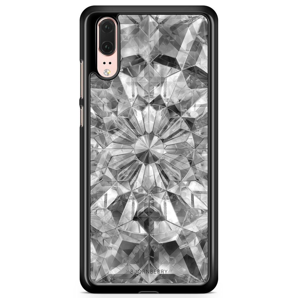 Huawei P20 Case - Grey Crystals
