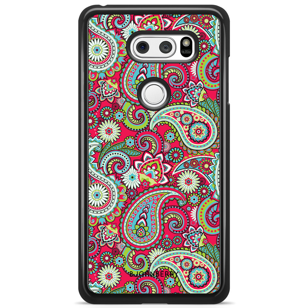 LG V30 Case - Red Paisley
