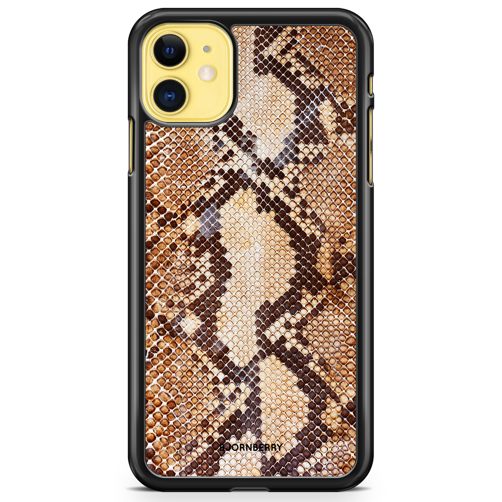 iPhone 11 Case - Snakeskin Brown