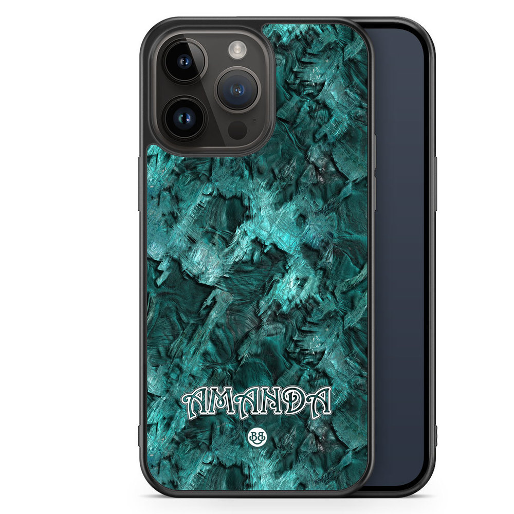iPhone 14 Pro Max Custom Case - Green Name