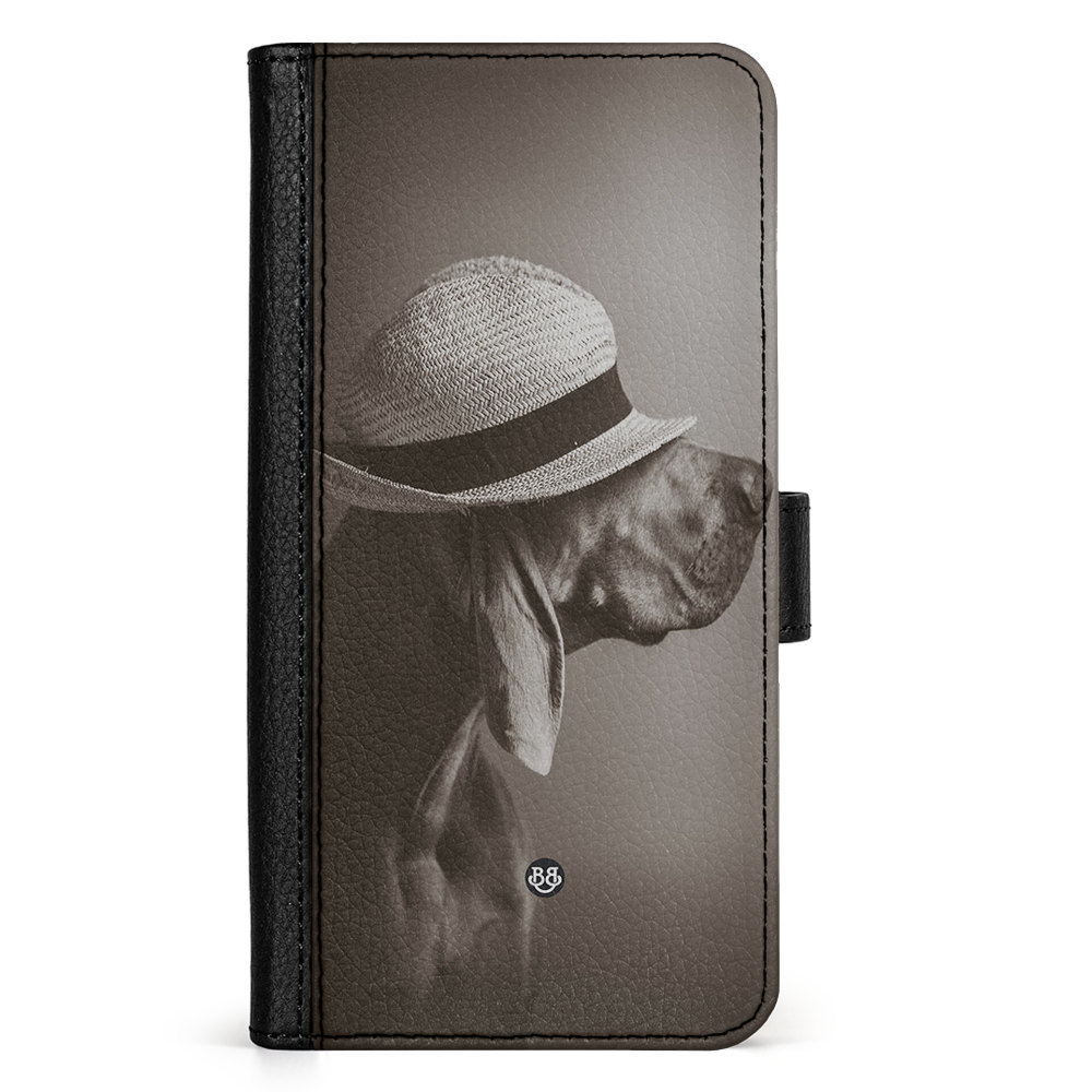 Doro 8050 Wallet Case - Dog With Hat