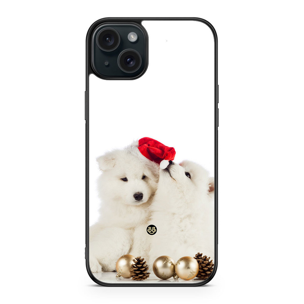 iPhone 15 Plus Case - Christmas Dogs